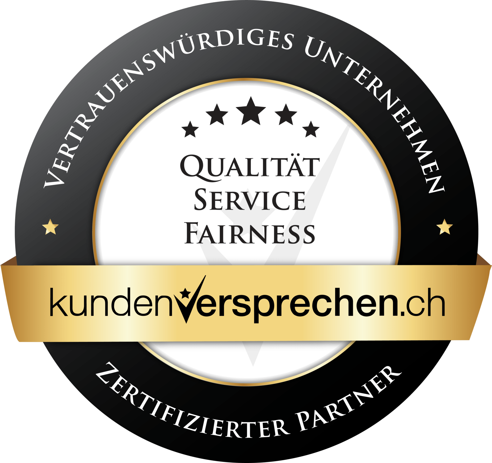 Kundenversprechen.ch – zertifizierter Partner für Qualität, Service und Fairness